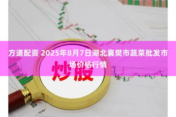 方道配资 2025年8月7日湖北襄樊市蔬菜批发市场价格行情