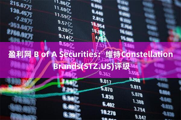 盈利网 B of A Securities：维持Constellation Brands(STZ.US)评级